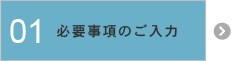 必要事項のご入力